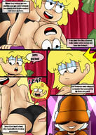2023 artist:zaicomaster14 big_breasts character:leni_loud character:lincoln_loud character:lori_loud comic comic:louds_in_te_club lenicoln lingerie loricoln size_difference stripper striptease tagme // 858x1200 // 893KB