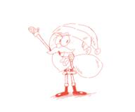 2016 alternate_outfit artist:fullhero18 beard character:lincoln_loud christmas costume holding_object holiday looking_at_viewer sack santa_hat santa_outfit smiling solo waving // 600x500 // 65KB