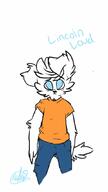 2016 animalization anthro character:lincoln_loud solo // 600x1067 // 49KB