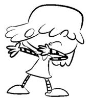 character:lucy_loud dab // 324x346 // 7.2KB