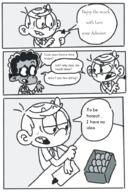 2016 artist:fullhero18 character:clyde_mcbride character:lincoln_loud comic dialogue text // 600x900 // 384KB