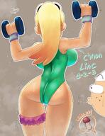 artist:jezzg ass bare_breasts big_ass big_breasts boner character:leni_loud character:lincoln_loud freckles Garter lenicoln leotard mushroom size_difference sweat tagme workout // 2000x2600 // 532KB