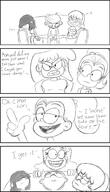 2016 artist:jumpjump caught character:leni_loud character:lincoln_loud character:lori_loud character:luan_loud character:lucy_loud character:lynn_loud comic couch dialogue group lucycoln lynncoln nude sketch text underwear // 1600x2800 // 1.4MB