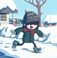 alternate_outfit character:lucy_loud scarf smiling snow solo vanzilla winter_clothes // 1946x1969 // 3.0MB