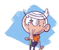 2016 artist:jared_morgan character:lincoln_loud drool official_art solo // 872x743 // 271KB