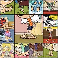 2017 alternate_outfit barefoot bathrobe character:lana_loud character:leni_loud character:lily_loud character:linka_loud character:lisa_loud character:lola_loud character:lori_loud character:luan_loud character:lucy_loud character:luna_loud character:lynn_loud character:lynn_loud_sr character:rita_loud collage cropped diaper edit feet fist genderswap grass group hairy hairy_legs half-closed_eyes legs_crossed looking_down nail_polish nipples one_piece_swimsuit open_mouth pool raised_eyebrow screenshot:a_tattler's_tale screenshot:linc_or_swim screenshot:no_guts_no_glori screenshot:one_of_the_boys screenshot:suite_and_sour sitting sleepwear smiling swimsuit water whistle // 1230x1230 // 550KB