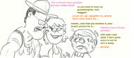 2017 artist:tmntfan85 character:lincoln_loud character:polly_pain dialogue pollycoln sketch text wwe // 1280x552 // 313.4KB