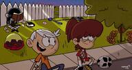 2022 arm_support artist:louddefender baseball_ball book character:lincoln_loud character:lucy_loud character:lynn_loud fence looking_at_another lynncoln reading scooter sitting smiling soccer_ball tagme tree // 1283x683 // 107KB