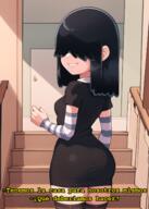 2023 aged_up aI-generated artist:losforrycustom ass character:lucy_loud grin looking_at_viewer looking_back rear_view smiling solo spanish thigh_highs // 1024x1440 // 1.7MB