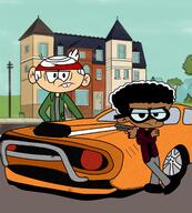 2016 artist:sybergamer16 character:clyde_mcbride character:lincoln_loud driver_76 parody video_game // 1384x1536 // 1.8MB