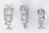 2016 artist:arendalphaeagle character:isabella_garcia-shapiro character:ronnie_anne_santiago character:trixie_tang crossover fairly_oddparents phineas_and_ferb sketch // 1280x873 // 1.5MB