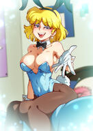 2020 artist:jcm2 bare_breasts big_breasts blushing bunnysuit character:lori_loud looking_at_viewer solo // 868x1228 // 596KB