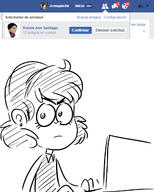 angry artist:jcm2 character:christina computer facebook frowning looking_at_viewer social_media // 1024x1280 // 374.0KB