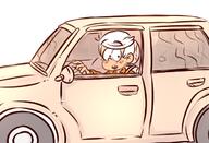 artist_request blushing car character:lincoln_loud driving open_mouth solo // 668x457 // 252KB