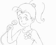 2016 artist:큰네모 character:luan_loud microphone sketch solo // 539x434 // 8.6KB