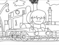 2016 artist:dawnfiend character:lucy_loud parody solo thomas_and_friends // 741x563 // 78KB