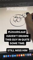 2023 artist:chris_savino character:lincoln_loud sketch solo text timelapse video // 1080x1920, 2.8s // 601KB