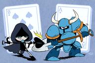 artist:mast3r-rainb0w character:lucy_loud character:shovel_knight crossover // 1920x1270 // 1.3MB