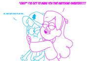 2016 artist:matthewswift character:dipper_pines character:mabel_pines comic crossover dialogue gravity_falls text // 1280x832 // 168KB