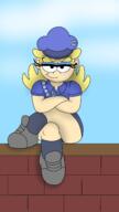 2023 artist:toondude08 bluebell_scouts character:beverly legs_crossed original_character // 2296x4080 // 1.2MB