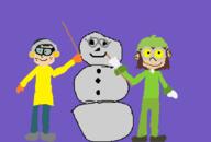 artist_request character:david character:lisa_loud snowman winter_clothes // 677x459 // 8.7KB