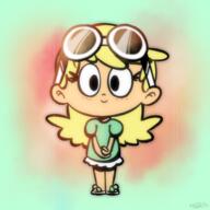 artist:malibu_hour character:leni_loud chibi hands_clasped looking_at_viewer smiling solo // 2000x2000 // 4.6MB
