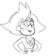 2016 character:lincoln_loud character:peridot cosplay sketch solo steven_universe // 684x796 // 95KB