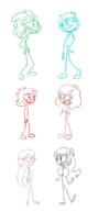 artist_request character:bobby_jr character:gloom_loud character:gwen_miller character:lemy_loud character:lina_sharp character:lyle_loud glyle gwebby limy looking_at_another ocs_only original_character sin_kids stick_figure tagme // 495x1071 // 148KB