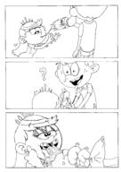 2017 ? artist:derracias35 character:lincoln_loud character:lola_loud comic drool half-closed_eyes hand_on_cheek heart_eyes lolacoln looking_down open_mouth smiling tongue_out tooth_paste unusual_pupils // 2480x3512 // 88KB
