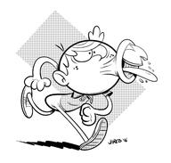 2016 artist:jared_morgan character:lincoln_loud official_art solo tongue_out // 1280x1218 // 311KB