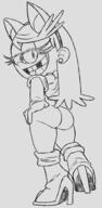 2021 artist:distancedpsyche ass character:lola_loud hand_on_hip high_heels looking_at_viewer parody sonic_the_hedgehog // 894x1827 // 567.5KB