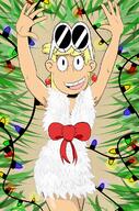 2016 barely_clothed character:leni_loud christmas solo // 785x1188 // 1.1MB