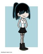 2021 aged_up alternate_outfit artist:muffinzzstudio character:lucy_loud smiling solo // 3391x4260 // 2.1MB