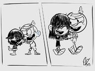 2022 age_difference aged_down artist:examdeo character:lincoln_loud character:lucy_loud hand_holding sketch smiling // 768x576 // 80.5KB