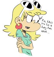 2016 anon character:leni_loud coloring dialogue edit smiling solo text // 553x588 // 92.6KB