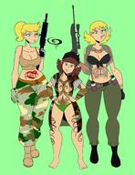 alternate_hairstyle artist:chillguydraws au:thicc_verse big_breasts character:lana_loud character:lisa_loud character:lola_loud cigarette panties size_difference smoking tattoo thick_thighs underwear // 2550x3300 // 1.4MB