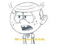 2016 artist:duskull character:lincoln_loud dialogue sketch solo text // 499x373 // 79KB