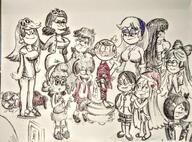 2016 aged_down aged_up artist:pikapika212 background_character carolcoln character:carol_pingrey character:cookie_qt character:cristina character:leni_loud character:liberty_loud character:lily_loud character:lincoln_loud character:luna_loud character:lynn_loud character:maggie character:ronnie_anne_santiago character:shy_qt christmas cookiecoln genderswap group lenicoln lynncoln maggiecoln original_character pur_luna ronniecoln thiccoln // 1024x756 // 271KB