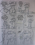 artist:adullperson character:lincoln_loud character:lori_loud comic dialogue holding_object loricoln phone spanish // 1176x1488 // 456.1KB