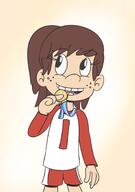 2017 artist:mustache9 character:lynn_loud looking_to_the_side looking_up medal open_mouth smiling solo // 1280x1819 // 685KB