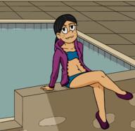 2016 bikini character:ronnie_anne_santiago open_hoodie pool solo swimsuit // 1280x1244 // 263KB