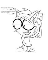 2021 artist_request cat_ears character:lisa_loud dialogue pointing solo // 1700x2100 // 348.2KB