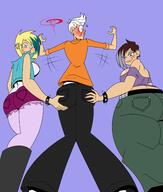 2019 alternate_hairstyle artist:chillguydraws au:thicc_verse big_ass big_breasts character:lincoln_loud character:luna_loud character:sam_sharp lunacoln salunacoln samcoln // 2805x3300 // 1.1MB