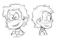 2016 aged_up artist:dipper character:lincoln_loud sketch smiling solo // 750x540 // 56KB