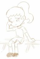 2016 character:lynn_loud crying sad sitting sketch solo // 311x455 // 11.3KB