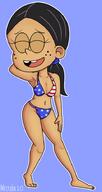 2016 american_flag american_flag_bikini artist:mrcrabx10 character:ronnie_anne_santiago solo // 488x922 // 181KB