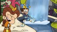 artist:louddefender character:1600_luan character:benny_stein lubenny // 2560x1440 // 2.9MB