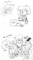 2016 aged_down artist:dipper background_character character:bobby_santiago character:leni_loud character:lori_loud comic dialogue group sketch text // 785x1395 // 389.8KB