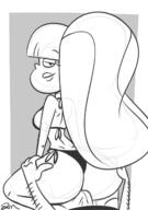 2021 aged_up artist:jose-miranda ass bikini black_and_white commission erection_under_clothing gravity_falls looking_at_viewer looking_back pacifica_northwest pov sketch solo style_parody swimsuit tagme thick_thighs wide_hips // 937x1330 // 203.0KB