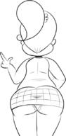 2017 artist:scobionicle99 ass big_ass character:luan_loud chubby fat panties solo thick_thighs underwear wide_hips // 407x831 // 89.7KB